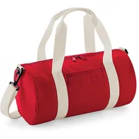 BagBase Mini Barrel Sporttasche Einheitsgröße Rot/Off Weiß
