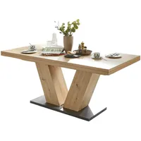 58 aufm Kessel Esstisch, Braun, Holzwerkstoff, Rechteckig, 90x76x180 cm,