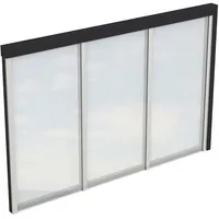 SKANHOLZ Carport-Seitenwand SKANHOLZ, grau (anthrazit), B:305cm H:200cm, Holzwerkstoff, Gartenhaus-Seitenwände,