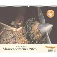 DuMont Buchverlag DUMONT - Mäuseabenteuer 2026 – Kinder-Wandkalender Querformat
