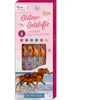 Die Spiegelburg Glitzer-Gelstifte (6 St.) - Pferdefreunde