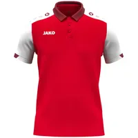 Jako Kinder Polo Dynamic rot/weiß/dunkelrot 164