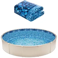 Vevor Runde Poolfolie, φ244x147 cm, Innenfolie, Ersatzfolie, Innenhülle, Schwimmbadfolie,