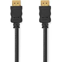 Nedis N CVGL34060BK10 - HDMI A-Kabel, 4K@60Hz, Schwarz, 1,00