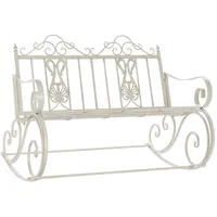 DKD Home Decor Schaukelstuhl Aluminium Estándar
