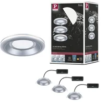 Paulmann LED-Einbauleuchte Sormus 3x 4,8W chrom matt