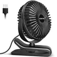 HONYIN Mini Ventilator mit Clip, 720 Grad Drehung Kleiner