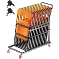 Vevor Klappstuhlständer, 136 kg Tragkraft, L-förmiger Stuhlwagen zur vertikalen