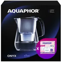 Aquaphor ONYX TISCHWASSERFILTER + SATZ VON 3 MAXFOR B100-25