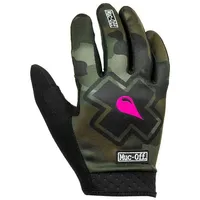 Muc-Off Muc Off Kinder Fahrrad Handschuhe, Camo - Grün,