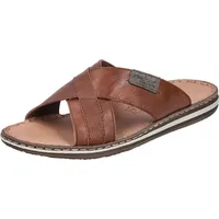 Rieker Herren 21082 Pantolette, Schwarz, 44 EU