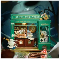 ROBOTIME Rolife Alice's Tea Store
