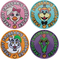 FaNaTtik Five Nights at Freddy's Printed Metal Drinks Coasters
