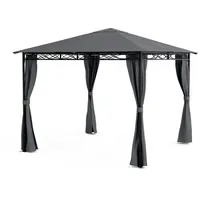 Blumfeldt Gartenpavillon Mondo 3 x 3 m Grau