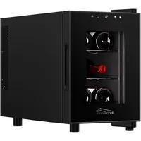 Tronitechnik Weinkühlschrank Montpellier Getränkekühlschrank 17 Liter 6 Flaschen