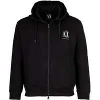 Giorgio Armani Sweatjacke mit Kapuze, Black, XXL