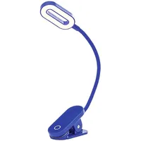 Moses MOSES. libri_x Klemmleuchte Touch Electric Blue