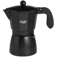Adler Espresso Coffee Maker AD 4421 Black, Espressokanne, Schwarz