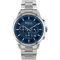 Breil Uhr Herren Kart Ziffernblatt BLAU Bewegung Chrono Quartz