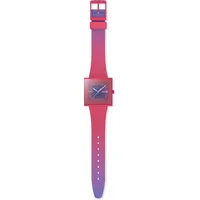 Swatch SQUARELY BERRY SO34R700 Unisexuhr