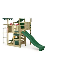 FATMOOSE Spielturm CrazyCoconut mit Rutsche grün NO SIZE