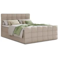 Sofnet Boxbett, (Beige (Inari 22), 180 x 200 cm)