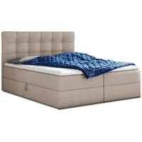 Sofnet Boxspringbett Best mit 2 Bettkästen, Doppelbett mit Bonell-Matratze