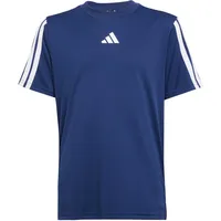 Adidas Train Essentials 3-Streifen Jungen T-Shirt, blau
