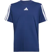 Adidas Train Essentials 3-Streifen Jungen T-Shirt, blau
