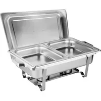 Morleos Speisewärmer Chafing Dish Basic Set | 2x GN