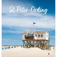 Eiland St. Peter-Ording und die Halbinsel Eiderstedt Postkartenkalender 2026