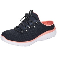 Rieker Damen Clogs M5090-14 blau Gr. 42