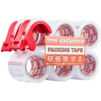 Vevor Klebeband Transparent 12er-Set 47,8 mm x 59,436 m