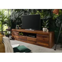 MASSIVMOEBEL24.DE TV-Board 200x45x50 walnuss gewachst TORONTO #251 - 2