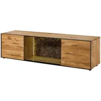 MASSIVMOEBEL24.DE Lowboard Wildeiche 200x53x55 natur geölt STARNBERG #11 -