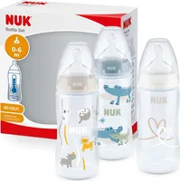 NUK First Choice+ 3er Set – Blau/Weiß, -frei