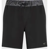 O'Neill Badeshorts Pocket Print" in Schwarz - S