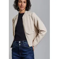 STREET ONE Damen, A212532 Cord-Blouson, Smooth sand beige 44