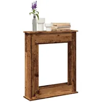 VidaXL Bodenschutzplatte Kaminumrandung Altholz-Optik 75x20x87,5 cm Spanplatte