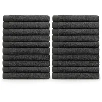 Blumtal Gästehandtuch 30 x 30 cm grau 24 St.