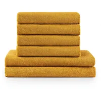 Blumtal Badetuch 70 x 140 cm gelb 4-tlg.