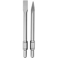 Stier 30 mm SDS-HEX Flachmeißel Spitzmeißel Set 410 mm