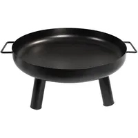Lemodo Feuerschale 60 cm Durchmesser, Feuerstelle für Garten, Terrasse