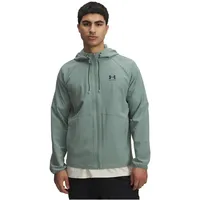 Under Armour Stretch Windbreaker Herren 348 - silica green/black/black