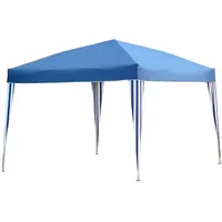 Harms Import Pavillon NIL blau 3x3m, faltbar Stahl Polyester