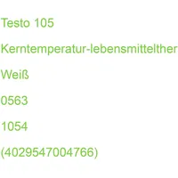 TESTO 105 Kerntemperatur-Lebensmittelthermometer weiß