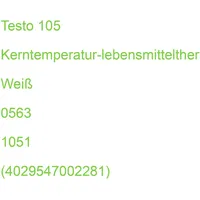 TESTO 105 Kerntemperatur-Lebensmittelthermometer weiß