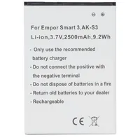 AccuCell Akku passend für Emporia Smart 3 AK-S3 Li-ion
