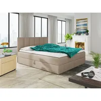 Sofnet Boxspringbett Star mit Topper, Bonell-Matratze und 2 Bettkästen,
