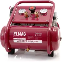 ELMAG Flüsterkompressor Whisper 110/8/8 W ölfrei